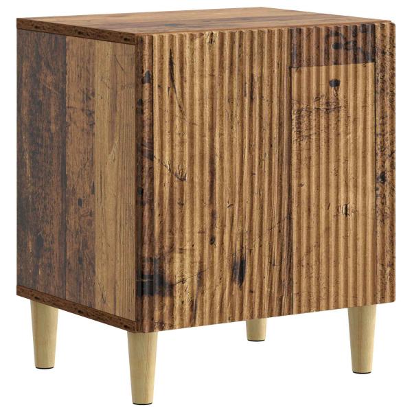 Nachttisch 2 stk. Altholz 43 x 34,5 x 50 cm Holzwerkstoff
