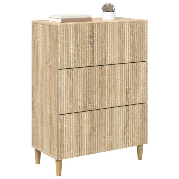 Schubladenschrank 66 x 34,5 x 90 cm Holzwerkstoff Sonoma-Eiche