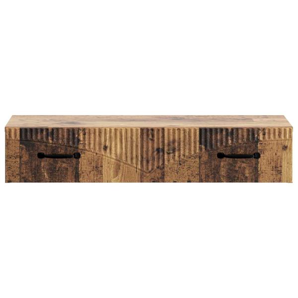 Wandmontierter Beistelltisch 87,5 x 34,5 x 17 cm Holzwerkstoff