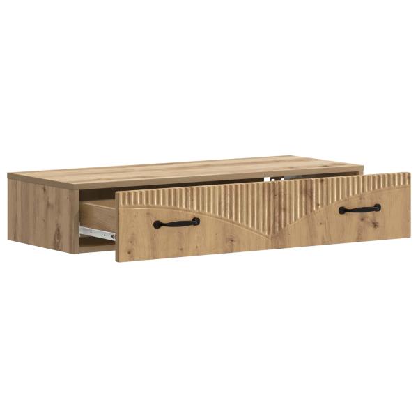 Wandmontierter Beistelltisch 87,5 x 34,5 x 17 cm Holzwerkstoff