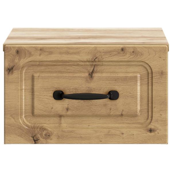 Wandmontierter Nachttisch Artisan-Eiche 34,5 x 33 x 20 cm
