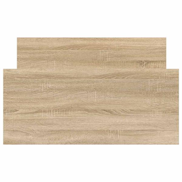 Bettgestell ohne Matratze Sonoma-Eiche 75x190 cm Holzwerkstoff
