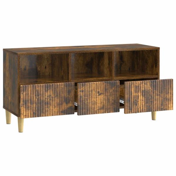 TV-Schränk 102 x 34,5 x 50 cm Räuchereiche Holzwerkstoff