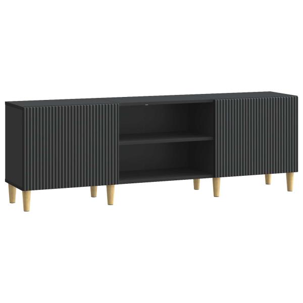 TV-Schränk Schwarz 150 x 31 x 50 cm Holzwerkstoff