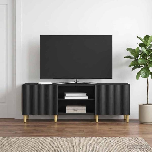 TV-Schränk Schwarz 150 x 31 x 50 cm Holzwerkstoff