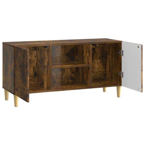 TV-Schränk 102 x 34,5 x 50 cm Räuchereiche Holzwerkstoff