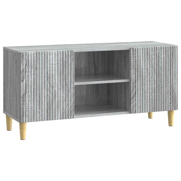 TV-Schränk 102 x 34,5 x 50 cm Sonoma-Grau Holzwerkstoff