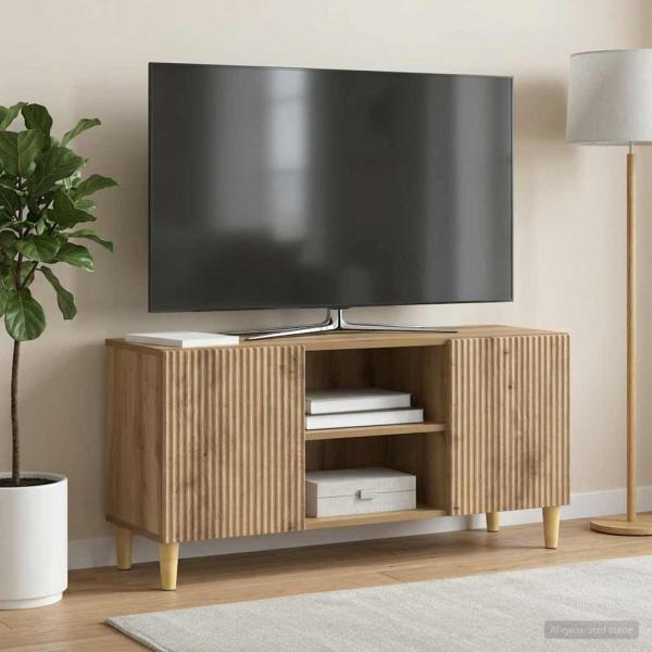 ARDEBO.de - TV-Schränk 102 x 34,5 x 50 cm Artisan-Eiche Holzwerkstoff