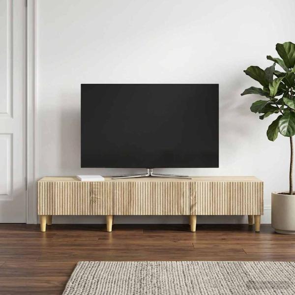 ARDEBO.de - TV-Schränk Sonoma-Eiche 147 x 34,5 x 30 cm Holzwerkstoff