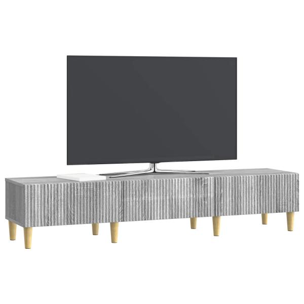 TV-Schränk Graues Sonoma 147 x 34,5 x 30 cm Holzwerkstoff