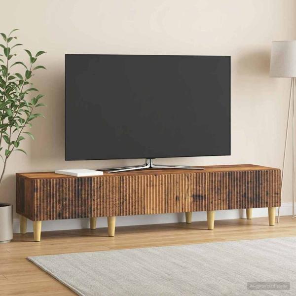 TV-Schränk Altholz 147 x 34,5 x 30 cm Holzwerkstoff