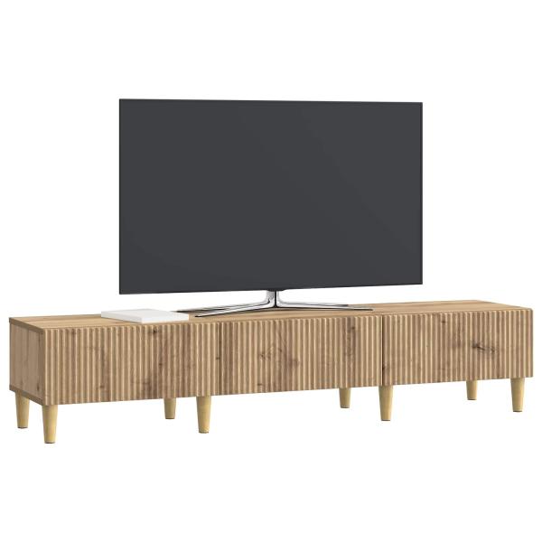 TV-Schränk 147 x 34,5 x 30 cm Artisan-Eiche Holzwerkstoff