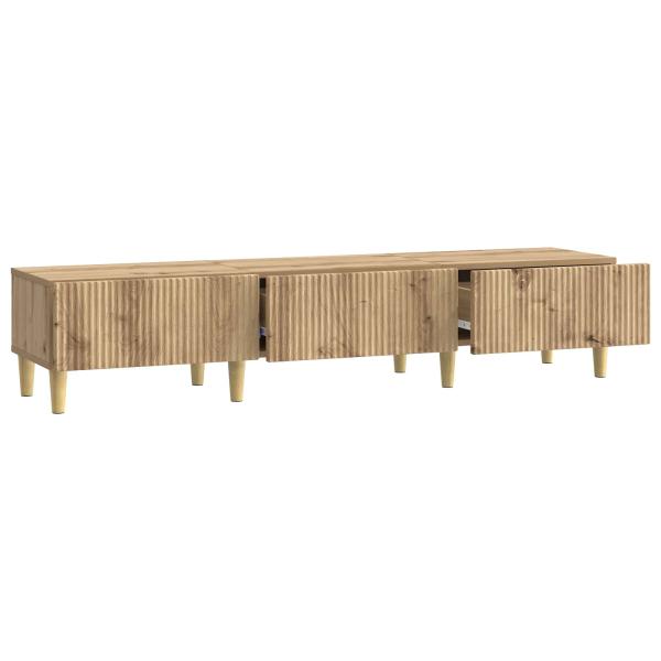 TV-Schränk 147 x 34,5 x 30 cm Artisan-Eiche Holzwerkstoff