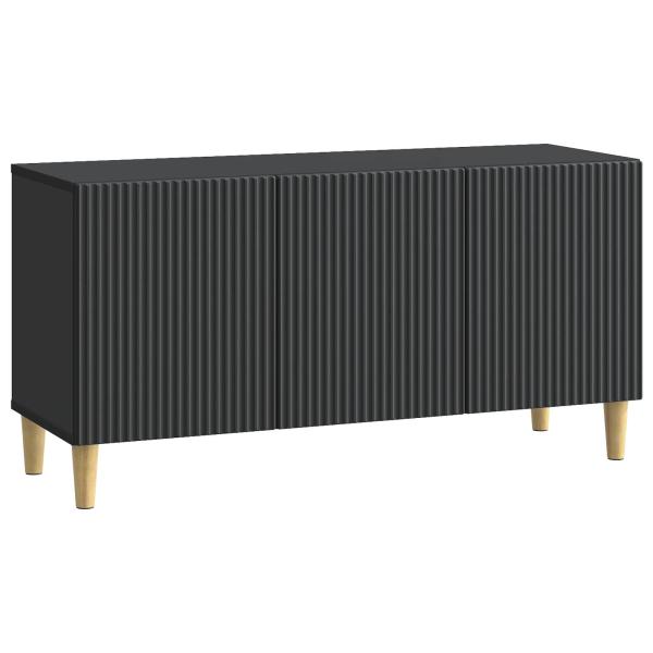 TV-Schränk 99 x 34,5 x 50 cm Schwarz Holzwerkstoff