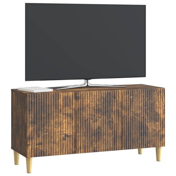 TV-Schränk 99 x 34,5 x 50 cm Räuchereiche Holzwerkstoff