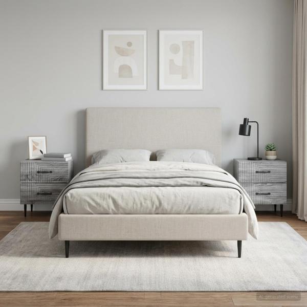 Nachttisch 2 Stk. Sonoma-Grau 43 x 34,5 x 47,5 cm Holzwerkstoff