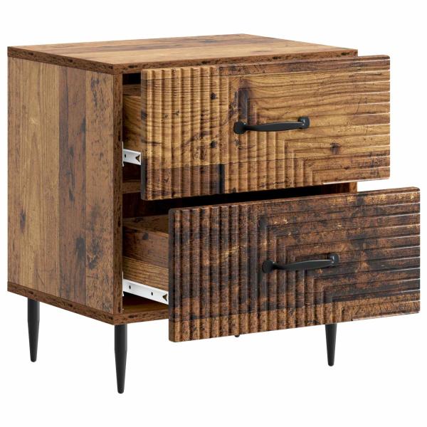 Nachttisch Altholz 43 x 34,5 x 47,5 cm Holzwerkstoff