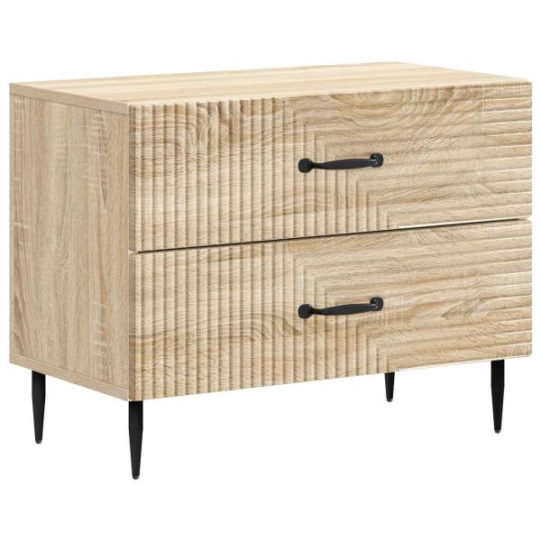 Nachttisch Sonoma-Eiche 62 x 34,5 x 47,5 cm Holzwerkstoff