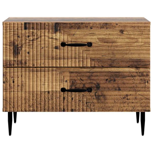 Nachttisch Altholz 62 x 34,5 x 47,5 cm Holzwerkstoff