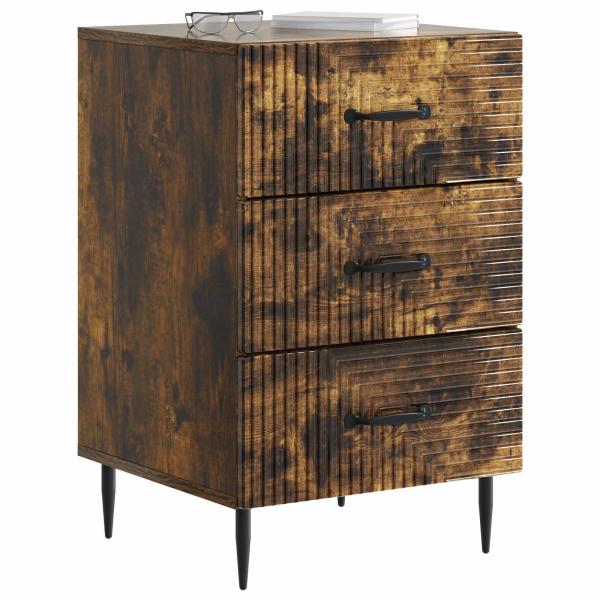 Nachttisch Geräucherte Eiche 43 x 41 x 66,5 cm Holzwerkstoff