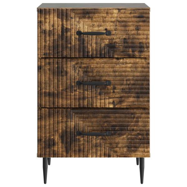 Nachttisch Geräucherte Eiche 43 x 41 x 66,5 cm Holzwerkstoff