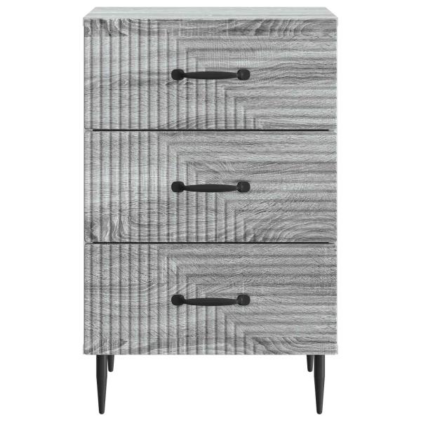 Nachttisch Graues Sonoma 43 x 41 x 66,5 cm Holzwerkstoff