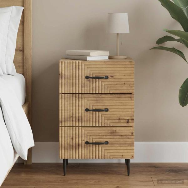 ARDEBO.de - Nachttisch Artisan-Eiche 43 x 41 x 66,5 cm Holzwerkstoff