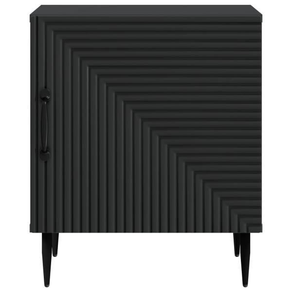Nachttisch Schwarz 43 x 34,5 x 50 cm Holzwerkstoff