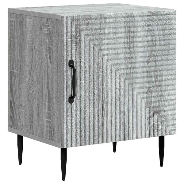 Nachttisch Graues Sonoma 43 x 34,5 x 50 cm Holzwerkstoff