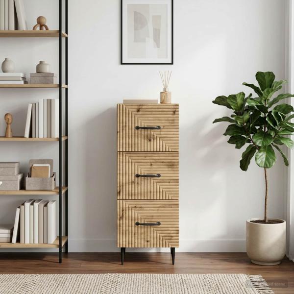 Schubladenschrank 33 x 34,5 x 89,5 cm Holzwerkstoff