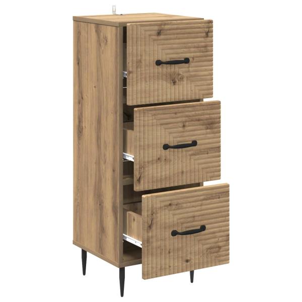 Schubladenschrank 33 x 34,5 x 89,5 cm Holzwerkstoff