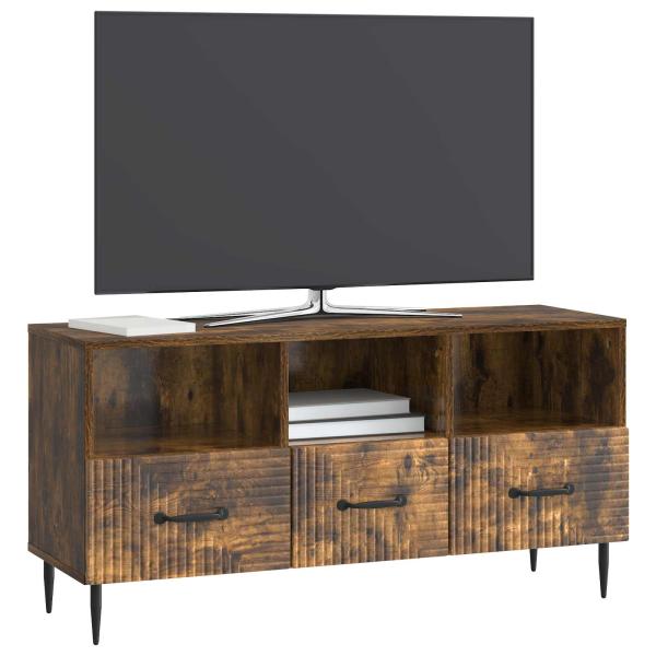 TV-Schränk Geräucherte Eiche 102 x 34,5 x 50 cm Holzwerkstoff