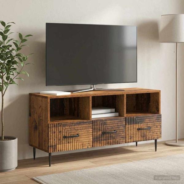 ARDEBO.de - TV-Schränk Altholz 102 x 34,5 x 50 cm Holzwerkstoff