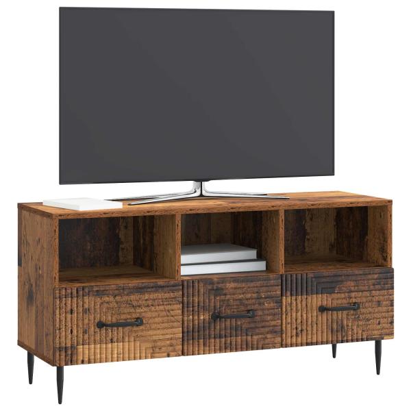 TV-Schränk Altholz 102 x 34,5 x 50 cm Holzwerkstoff