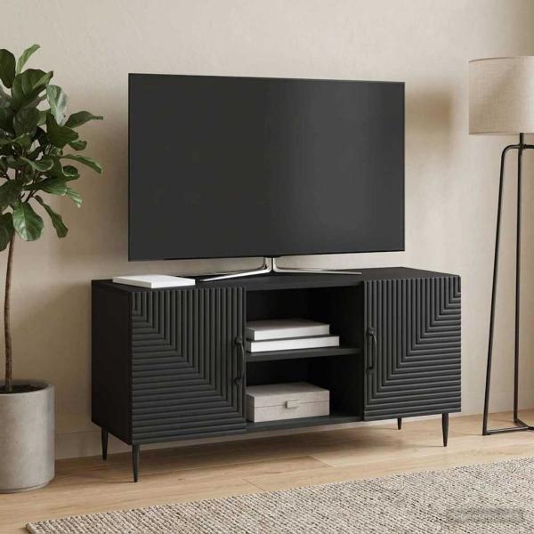 TV-Schränk Schwarz 102 x 34,5 x 50 cm Holzwerkstoff