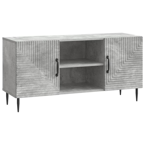 TV-Schränk Betongrau 102 x 34,5 x 50 cm Holzwerkstoff