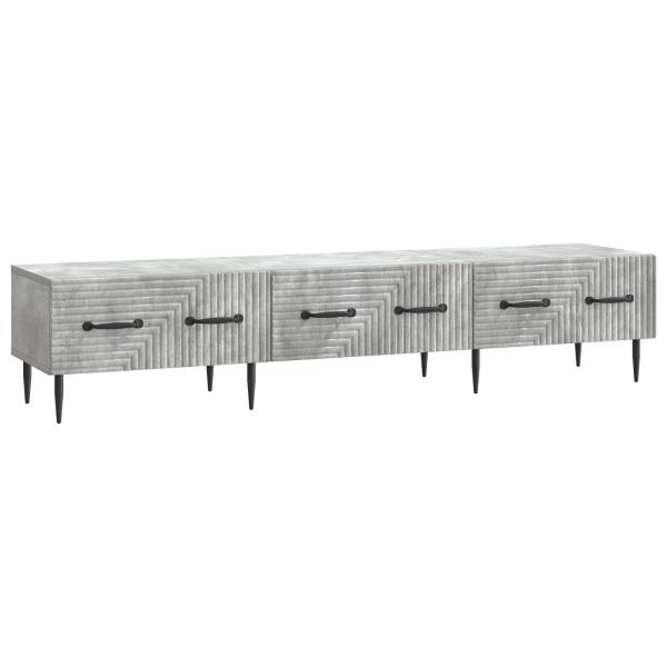 TV-Schränk Betongrau 147 x 34,5 x 30 cm Holzwerkstoff