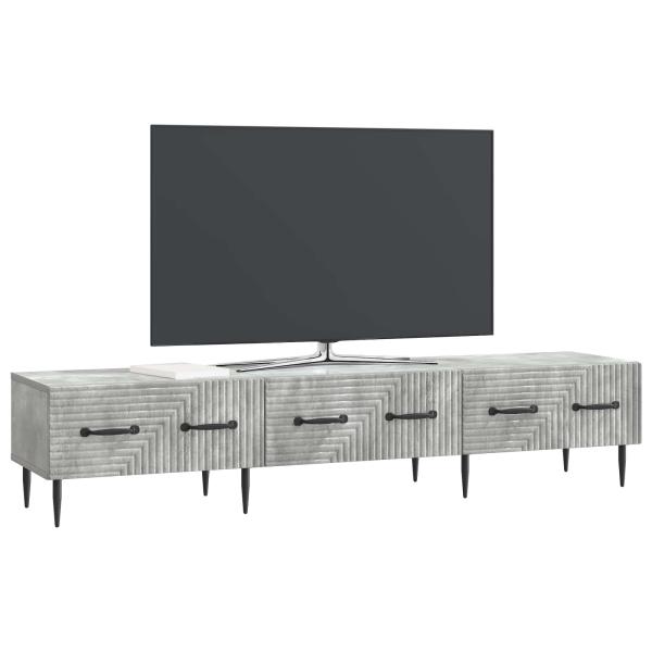 TV-Schränk Betongrau 147 x 34,5 x 30 cm Holzwerkstoff