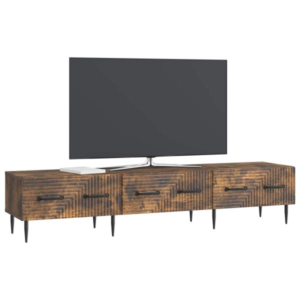 TV-Schränk Geräucherte Eiche 147 x 34,5 x 30 cm Holzwerkstoff