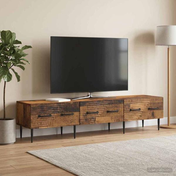 TV-Schränk Altholz 147 x 34,5 x 30 cm Holzwerkstoff