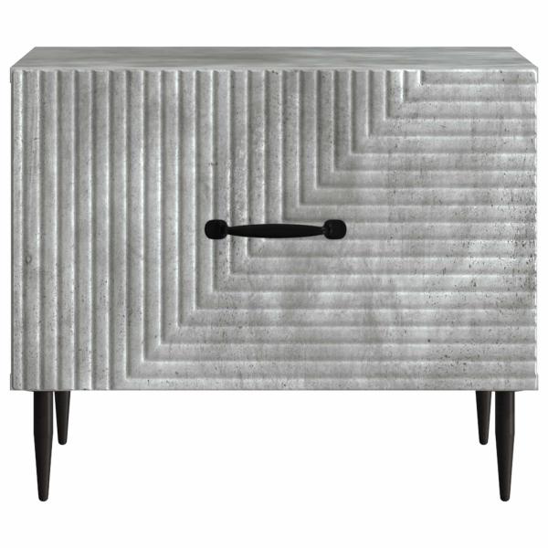 Couchtisch Betongrau 49 x 50 x 40 cm Holzwerkstoff