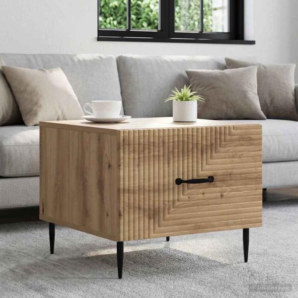 ARDEBO.de - Couchtisch Artisan-Eiche 49 x 50 x 40 cm Holzwerkstoff