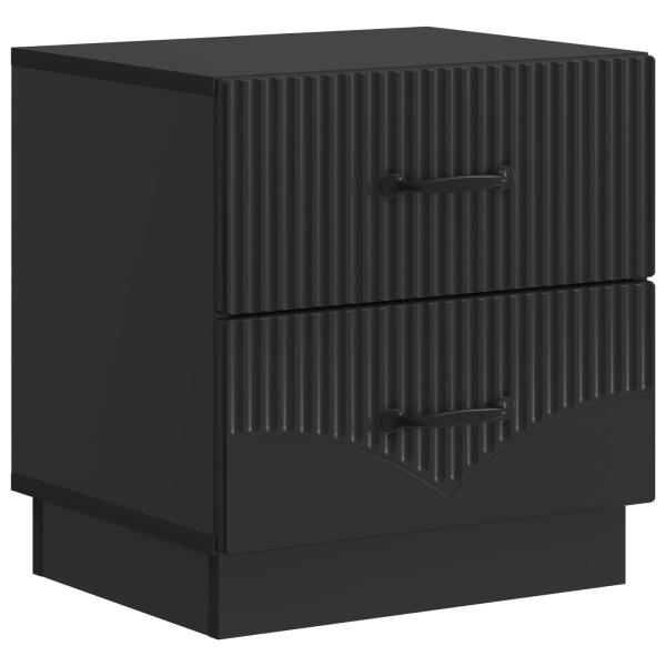 Nachttisch 2 stk. Schwarz 43 x 34,5 x 44,5 cm Holzwerkstoff