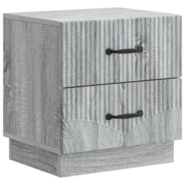 Nachttisch Graues Sonoma 43 x 34,5 x 44,5 cm Holzwerkstoff