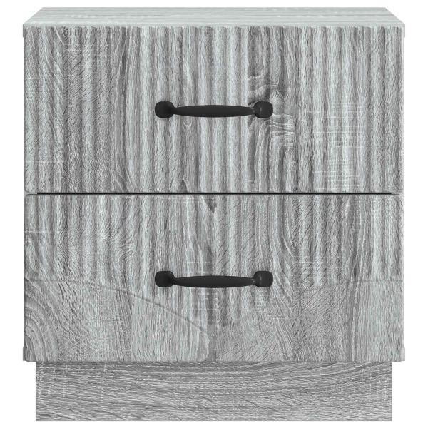 Nachttisch Graues Sonoma 43 x 34,5 x 44,5 cm Holzwerkstoff