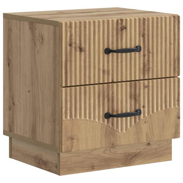Nachttisch 2 stk. Artisan-Eiche 43 x 34,5 x 44,5 cm