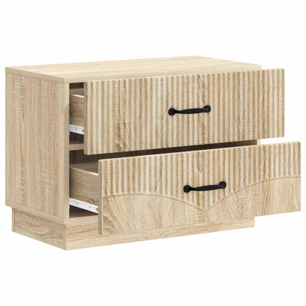 Nachttisch Sonoma-Eiche 62 x 34,5 x 44,5 cm Holzwerkstoff