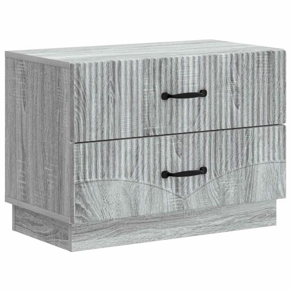 Nachttisch Sonoma-Grau 62 x 34,5 x 44,5 cm Holzwerkstoff