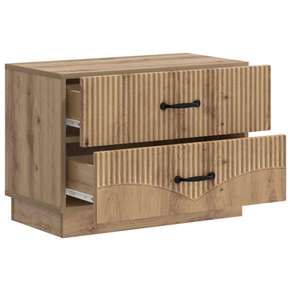 Nachttisch Artisan-Eiche 62 x 34,5 x 44,5 cm Holzwerkstoff
