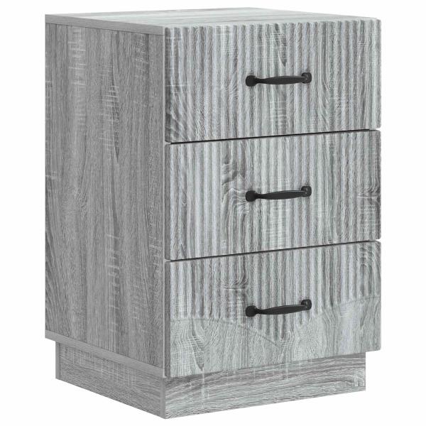 Nachttisch Graues Sonoma 43 x 41 x 63,5 cm Holzwerkstoff